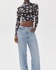 The Lulo Project The Lulo Project Cozy Mesh Top Garden Of Five Black - 5