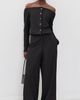 The Lulo Project The Lulo Project Sandstone Pants Black01 - 5