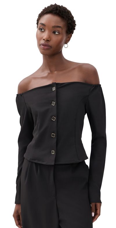 The Lulo Project The Lulo Project Silencio Blouse Black01