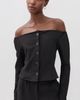 The Lulo Project The Lulo Project Silencio Blouse Black01 - 2