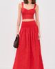 The Lulo Project The Lulo Project The Bustier Koel Eyelet Bird Red - 5