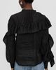 The Lulo Project The Lulo Project The Chaos Petal Linen Top Black 01 - 3