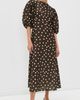The Lulo Project The Lulo Project The Dawn Dress Polka Dots Brown - 2