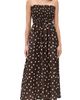 The Lulo Project The Lulo Project The Drift Dress Polka Dots Brown - 1