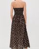 The Lulo Project The Lulo Project The Drift Dress Polka Dots Brown - 3