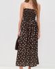 The Lulo Project The Lulo Project The Drift Dress Polka Dots Brown - 5