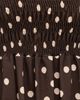 The Lulo Project The Lulo Project The Drift Dress Polka Dots Brown - 6