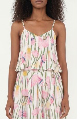 The Lulo Project The Lulo Project The Reef Pleated Camisole
