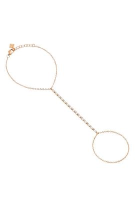 The M Jewelers The M Jewelers Baguette Cubic Zirconia Hand Chain