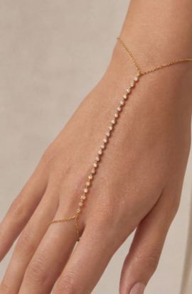 The M Jewelers The M Jewelers Cubic Zirconia Hand Chain