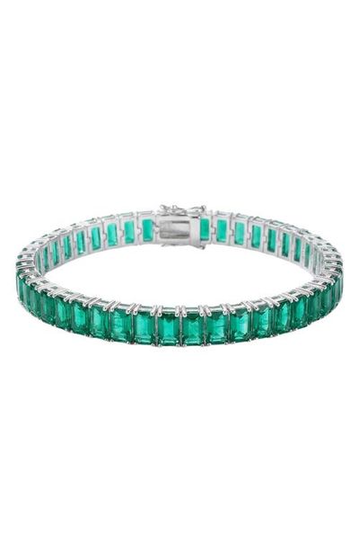 The M Jewelers The M Jewelers Emerald Green Tennis Bracelet
