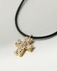 The M Jewelers The M Jewelers Izla Cross Necklace in Gold, Women's at Urban Outfitters - 2