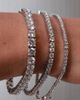 The M Jewelers The M Jewelers Medium Essential Tennis Bracelet in Silver, Women's at Urban Outfitters - 3