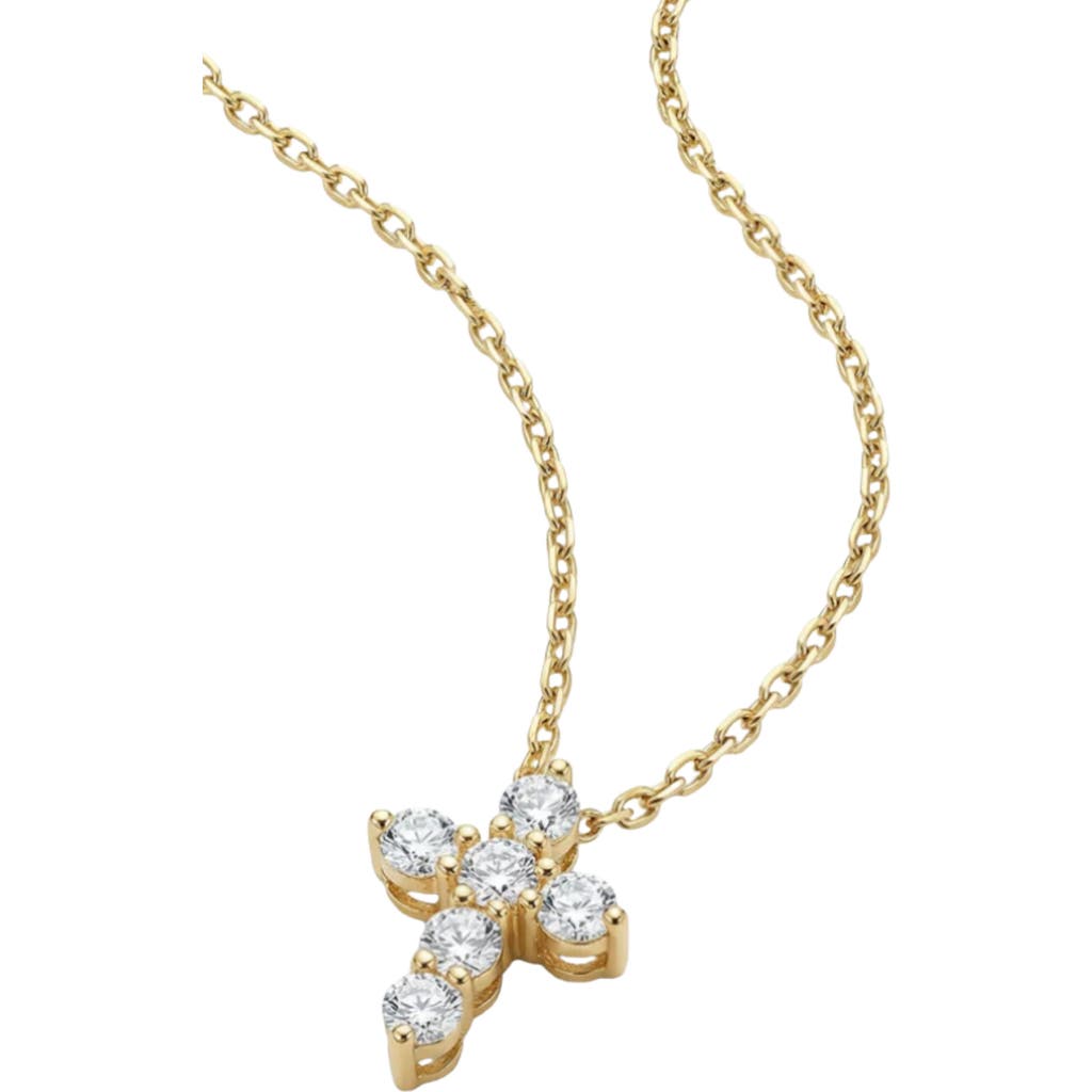 The M Jewelers The M Jewelers Mini Bella Pavé Cross Pendant Necklace