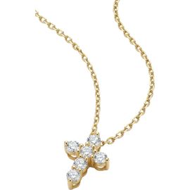 The M Jewelers The M Jewelers Mini Bella Pavé Cross Pendant Necklace