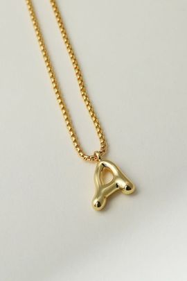The M Jewelers The M Jewelers Mulberry Letter Pendant Necklace, Women's at Urban Outfitters