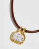 The M Jewelers The M Jewelers Naia Gem Pendant Necklace in Clear, Women's at Urban Outfitters - 2