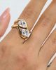 The M Jewelers The M Jewelers Set of 2 Pear-Cut Cubic Zirconia Bypass Rings - 2