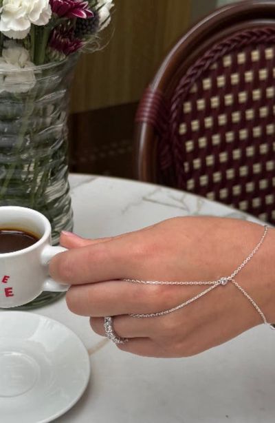The M Jewelers The M Jewelers Single Stone Hand Chain