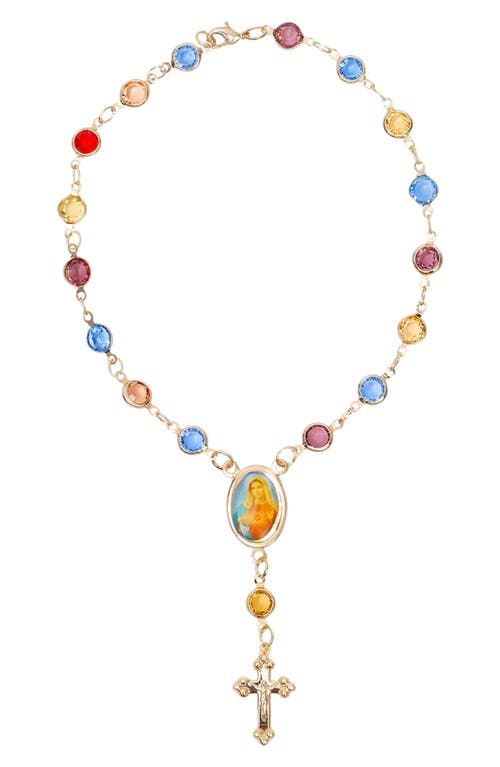 The M Jewelers The M Jewelers The Blue Stone Rosary Anklet