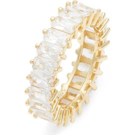 The M Jewelers The M Jewelers The Emerald Cut Pavé Ring