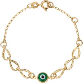 The M Jewelers The M Jewelers The Green Evil Eye Heirloom Bracelet
