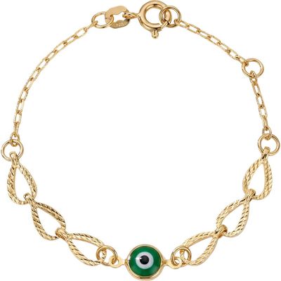 The M Jewelers The M Jewelers The Green Evil Eye Heirloom Bracelet