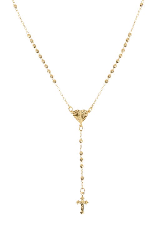 The M Jewelers The M Jewelers The Heart Rosary Necklace