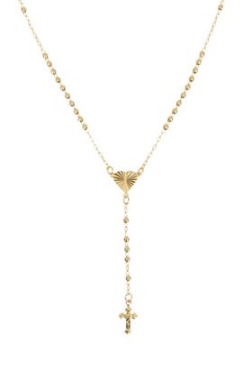 The M Jewelers The M Jewelers The Heart Rosary Necklace