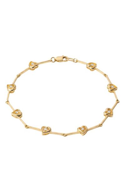 The M Jewelers The M Jewelers The Kaia Heart Stone Link Bracelet