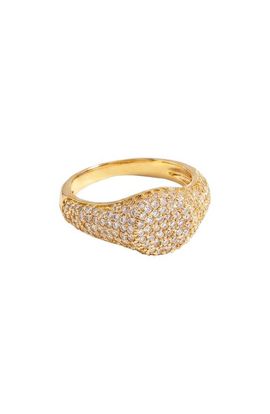 The M Jewelers The M Jewelers The Mini Classic Iced Out Pinky Ring
