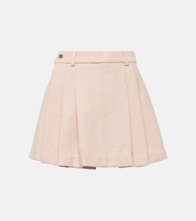 The Mannei The Mannei Bran pleated wool-blend miniskirt