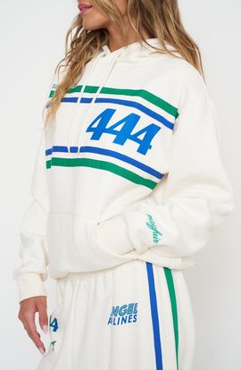 THE MAYFAIR GROUP THE MAYFAIR GROUP Angel Airlines Graphic Oversize Hoodie