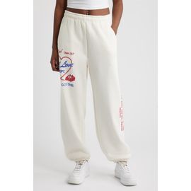 THE MAYFAIR GROUP THE MAYFAIR GROUP Self Love Club Oversize Fleece Graphic Sweatpants