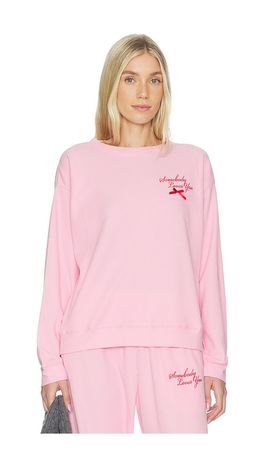The Mayfair Group The Mayfair Group Somebody Love You Waffle Crewneck Sweatshirt