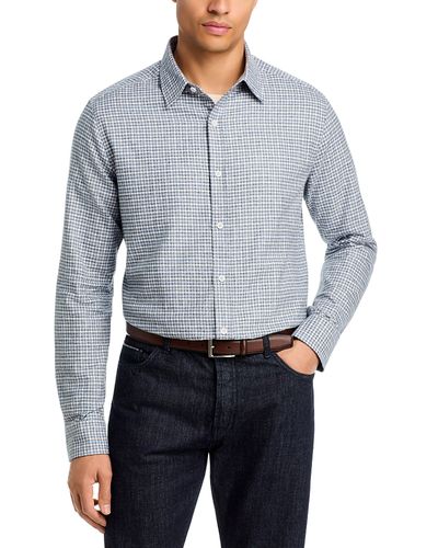 The Men's Store At Bloomingdale's The Men's Store at Bloomingdale's Cotton Open Check Point Collar Shirt