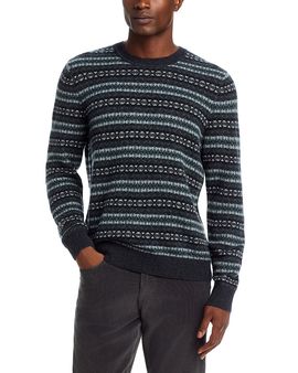 The Men's Store At Bloomingdale's The Men's Store at Bloomingdale's Fair Isle Stripe Cashmere Sweater