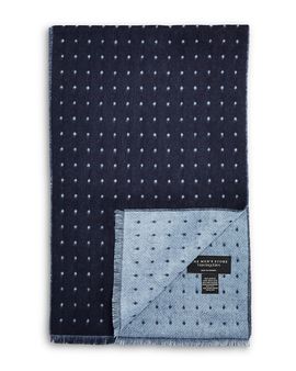 The Men's Store At Bloomingdale's The Men's Store at Bloomingdale's Reversible Dots Woven Scarf