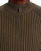 The Men's Store At Bloomingdale's The Men's Store at Bloomingdale's Ribbed Wool Blend Zip Sweater - 4