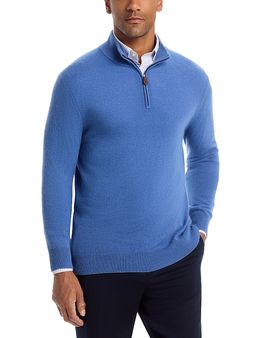 The Men's Store At Bloomingdale's The Men's Store at Bloomingdale's Wedgewood Cashmere Quarter-Zip Sweater