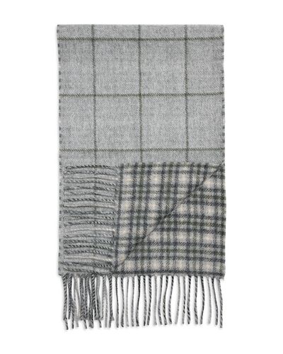 The Men's Store At Bloomingdale's The Men's Store at Bloomingdale's Windowpane Reversible Cashmere Scarf