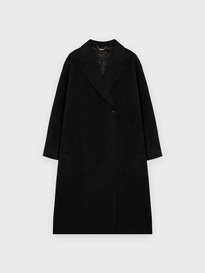 The milui Handmade Wool Classic Trench Coat [Black]