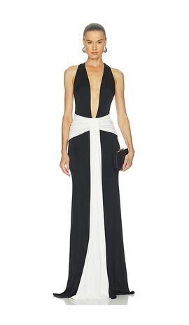 the new arrivals ilkyaz ozel leia jersey maxi dress by RGroup_AW-DR-11261