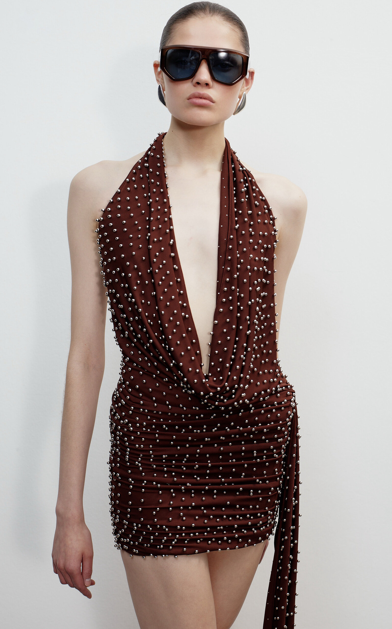 The New Arrivals Ilkyaz Ozel The New Arrivals Ilkyaz Ozel Agel Plunging Top