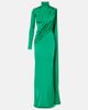 The New Arrivals Ilkyaz Ozel The New Arrivals Ilkyaz Ozel Aya caped satin gown - 1