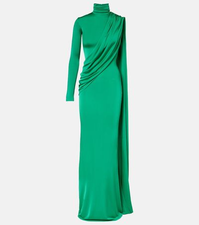 The New Arrivals Ilkyaz Ozel The New Arrivals Ilkyaz Ozel Aya caped satin gown