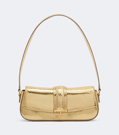 The New Arrivals Ilkyaz Ozel The New Arrivals Ilkyaz Ozel Bodrum metallic leather shoulder bag