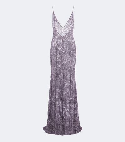 The New Arrivals Ilkyaz Ozel The New Arrivals Ilkyaz Ozel Claudie sequined lace gown