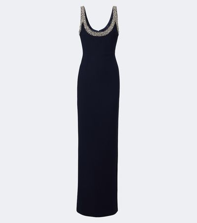 The New Arrivals Ilkyaz Ozel The New Arrivals Ilkyaz Ozel Crystal-embellished gown