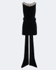 The New Arrivals Ilkyaz Ozel The New Arrivals Ilkyaz Ozel Daphne embellished velvet minidress - 1